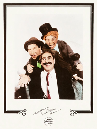 Picture of MARX BROTHERS - PUBLICITY PHOTO - GROUCHO, CHICO AND HARPO