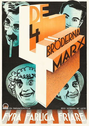 Picture of MARX BROTHERS - SWEDISH - HORSE FEATHERS 01