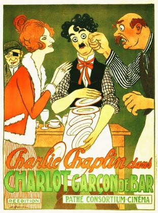 Picture of CHARLIE CHAPLIN - FRENCH - CAUGHT IN A CABARET, 1914