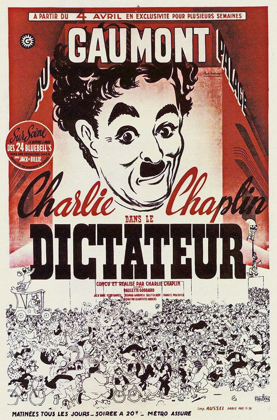Picture of CHARLIE CHAPLIN - FRENCH - THE GREAT DICTATOR, 1940