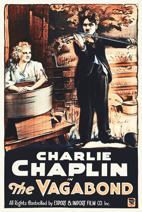 Picture of CHARLIE CHAPLIN - FRENCH - THE VAGABOND, 1916
