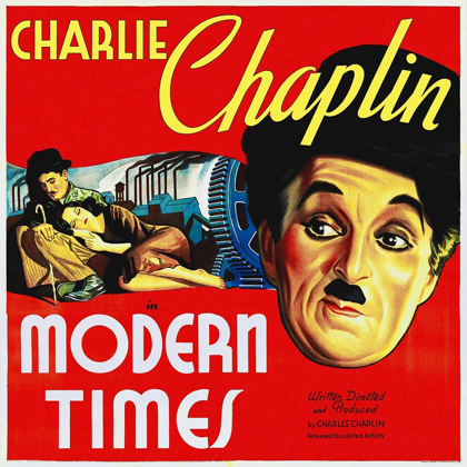 Picture of CHARLIE CHAPLIN - MODERN TIMES, 1936