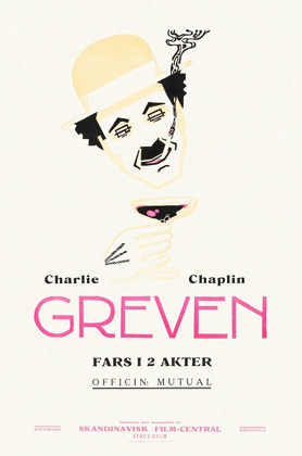 Picture of CHARLIE CHAPLIN - SWEDISH - THE COUNT, 1916