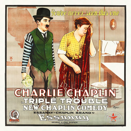 Picture of CHARLIE CHAPLIN - TRIPLE TROUBLE, 1918
