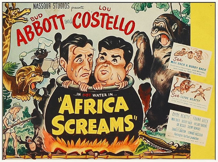 Picture of ABBOTT AND COSTELLO - AFRICA SCREAMS VERTICAL