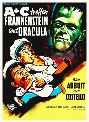 Picture of ABBOTT AND COSTELLO - GERMAN - FRANKENSTEIN AND DRACULA