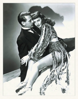 Picture of BALL OF FIRE - PROMOTIONAL STILL - GART COOPER AND BARBARA STANWYCK