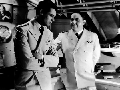 Picture of CARY GRANT WITH CHARLES LAUGHTON - THE DEVIL AND DEEP