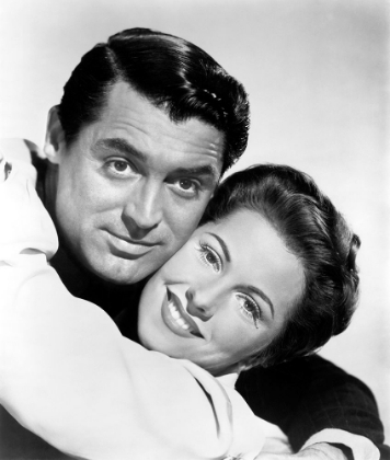 Picture of CARY GRANT WITH JOAN FONTAINE - SUSPICION