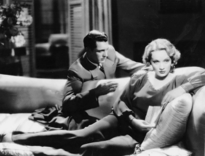 Picture of CARY GRANT WITH MARLENE DIETRICH - BLONDE VENUS