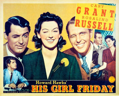 Picture of HIS GIRL FRIDAY - LOBBY CARD