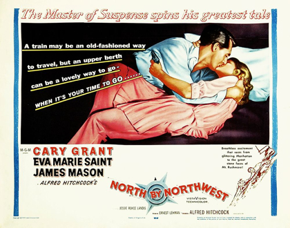 Picture of NORTH BY NORTHWEST - LOBBY CARD