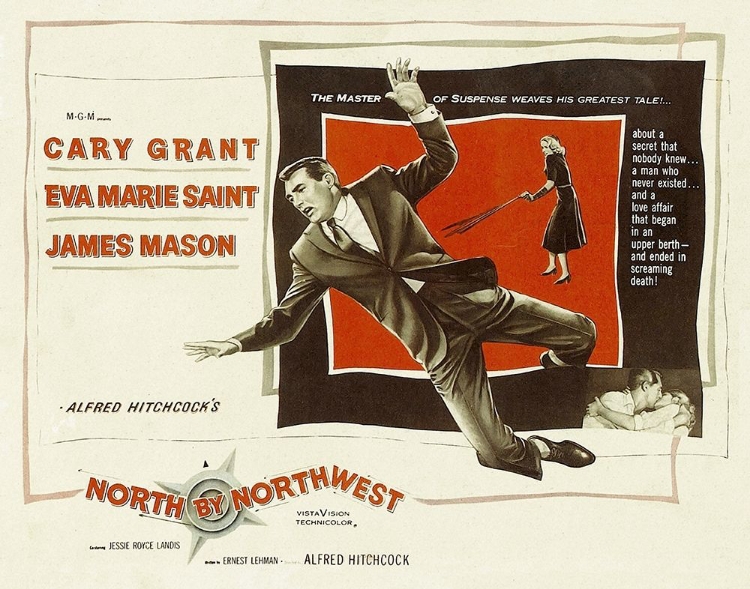 Picture of NORTH BY NORTHWEST - LOBBY CARD