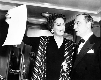 Picture of SUNSET BOULEVARD - GLORIA SWANSON WITH BUSTER KEATON
