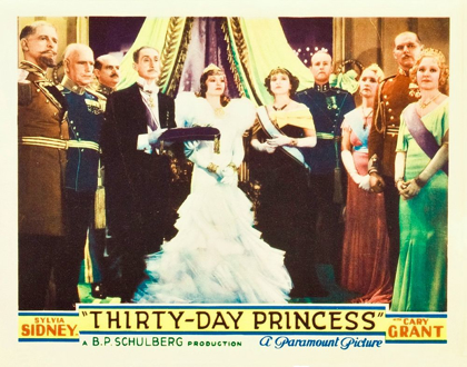 Picture of THIRTY DAY PRINCESS - LOBBY CARD