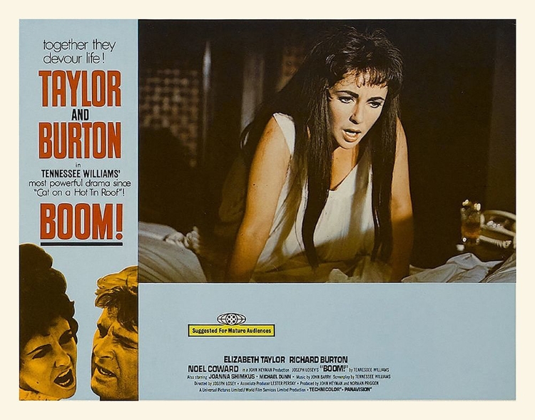 Picture of ELIZABETH TAYLOR - BOOM! - LOBBY CARD