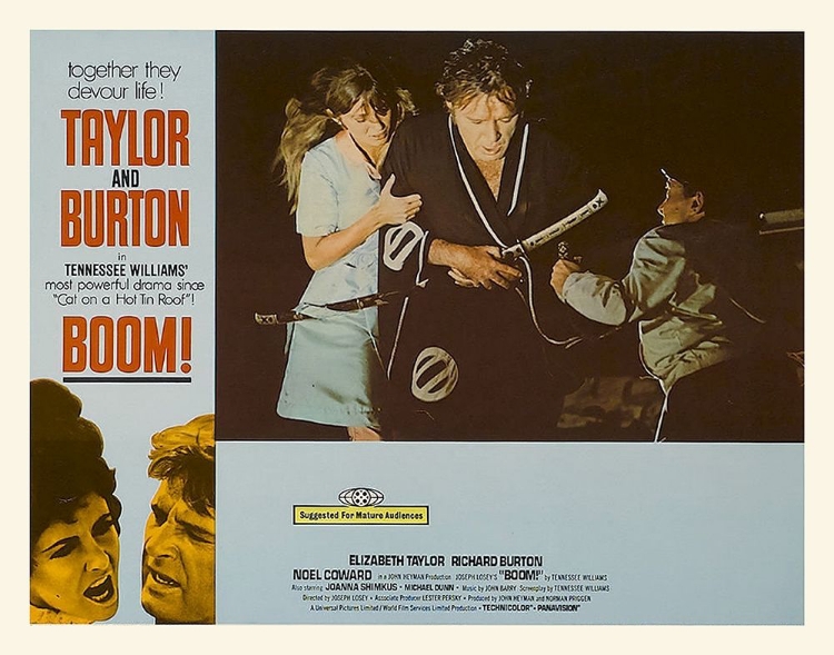 Picture of ELIZABETH TAYLOR - BOOM! - LOBBY CARD