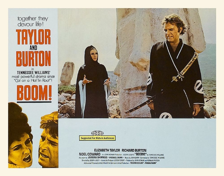 Picture of ELIZABETH TAYLOR - BOOM! - LOBBY CARD