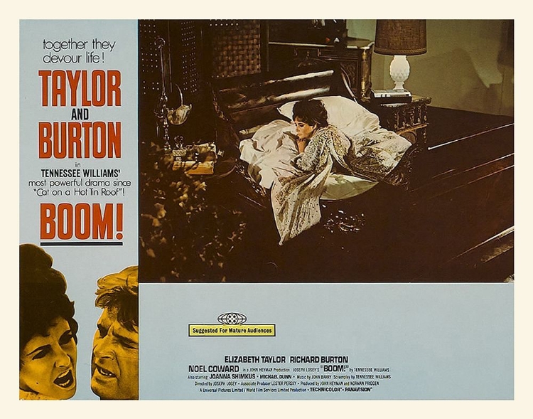 Picture of ELIZABETH TAYLOR - BOOM! - LOBBY CARD