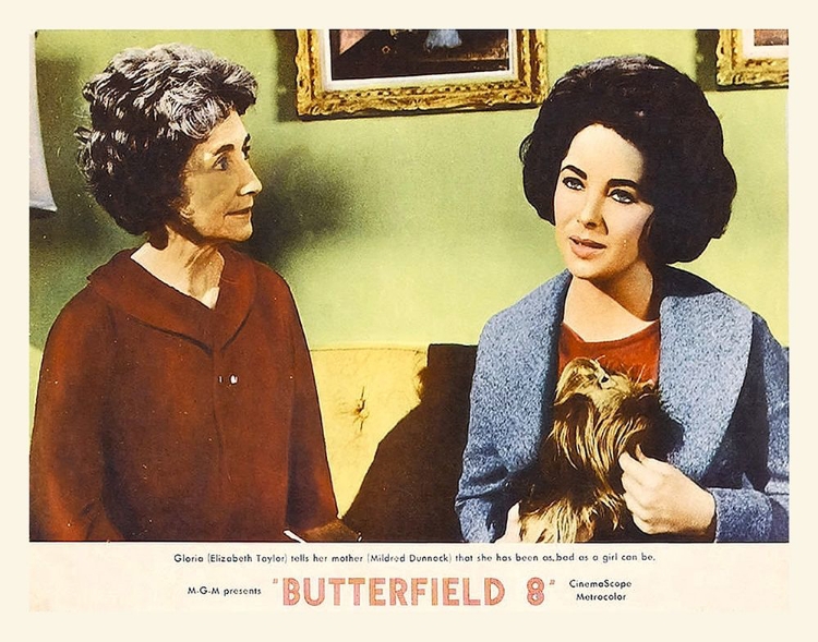 Picture of ELIZABETH TAYLOR - BUTTERFIELD 8 - LOBBY CARD