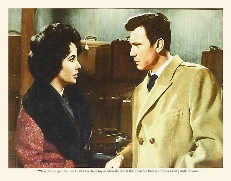 Picture of ELIZABETH TAYLOR - BUTTERFIELD 8 - LOBBY CARD