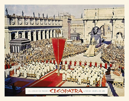 Picture of ELIZABETH TAYLOR - CLEOPATRA - LOBBY CARD