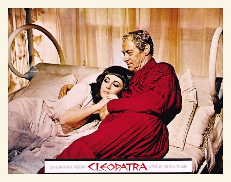 Picture of ELIZABETH TAYLOR - CLEOPATRA - LOBBY CARD