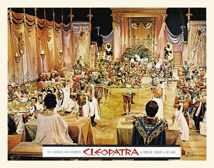 Picture of ELIZABETH TAYLOR - CLEOPATRA - LOBBY CARD