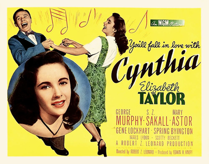 Picture of ELIZABETH TAYLOR - CYNTHIA - LOBBY CARD