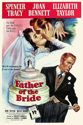 Picture of FATHER OF THE BRIDE - SPENCER TRACY - ELIZABETH TAYLOR