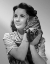 Picture of ELIZABETH TAYLOR WITH KITTEN