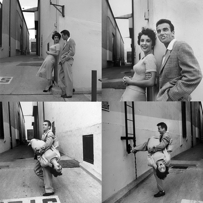 Picture of ELIZABETH TAYLOR AND MONTGOMERY CLIFT