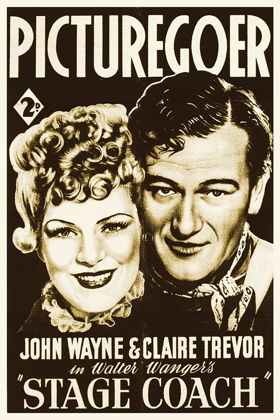 Picture of STAGE COACH - JOHN WAYNE AND CLAIRE TREVOR