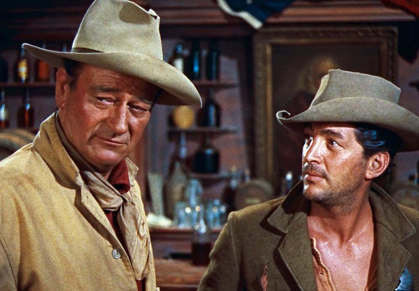 Picture of JOHN WAYNE WITH DEAN MARTIN