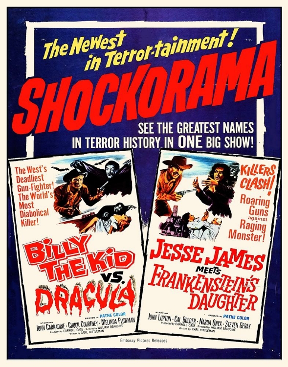 Picture of DOUBLE FEATURE - BILLY THE KID VS. DRACULA AND JESSE JAMES MEETS FRANKENSTEINS DAUGHTER
