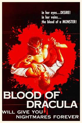 Picture of BLOOD OF DRACULA - ONE SHEET