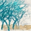 Picture of TURQUOISE TREES I