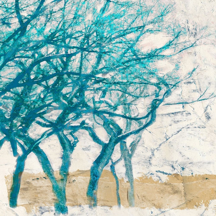 Picture of TURQUOISE TREES I