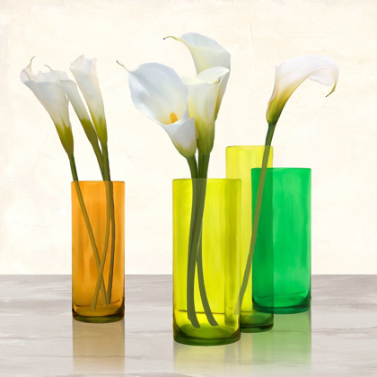 Picture of CALLAS IN CRYSTAL VASES I (DETAIL)