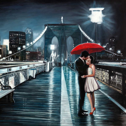 Picture of KISSING ON BROOKLYN BRIDGE
