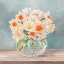 Picture of FLEURS ET VASES AQUAMARINE II
