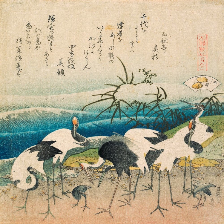 Picture of HERD OF CRANES 