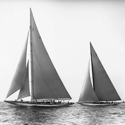 Picture of SAILBOATS IN THE AMERICAS CUP 1934