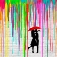Picture of ROMANCE IN THE RAIN (DETAIL)