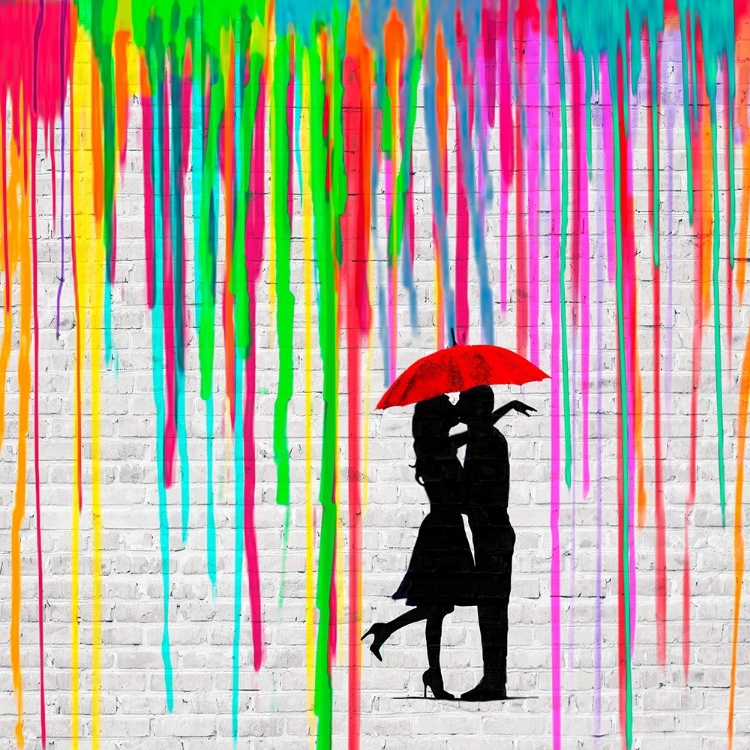 Picture of ROMANCE IN THE RAIN (DETAIL)