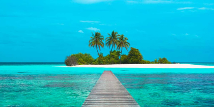 Picture of JETTY AND MALDIVIAN ISLAND