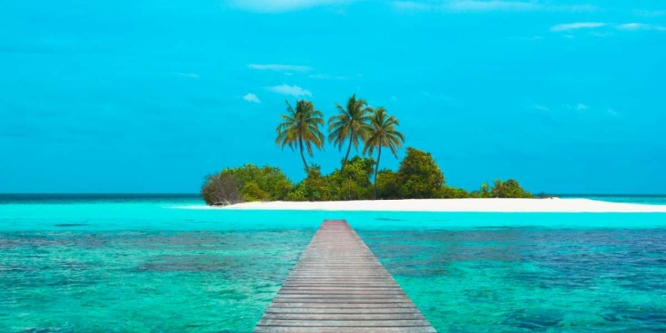 Picture of JETTY AND MALDIVIAN ISLAND