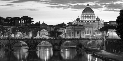 Picture of NIGHT VIEW AT ST. PETERS CATHEDRAL, ROME