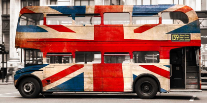 Picture of UNION JACK DOUBLE-DECKER BUS, LONDON