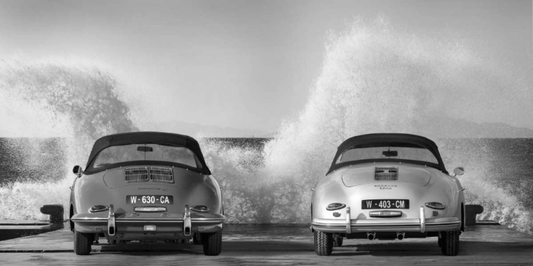 Picture of OCEAN WAVES BREAKING ON VINTAGE BEAUTIES